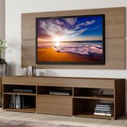 Rack com Painel para TV até 65 Polegadas Madesa Miami 1 Porta Rustic