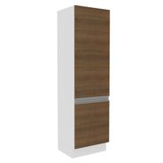 Paneleiro Madesa Acordes 100% MDF 60 cm 2 Portas Branco/Rustic