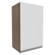 Armário Aéreo Madesa Glamy 40 cm 1 Porta Rustic/Branco