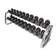 Kit 10 Dumbells Emborrachado Deluxe 12,00 A 30,00 Kg (Total 420,00 Kg ) Wellnes - Wk088