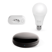 Combo Segurança - Tomada Inteligente Wi-Fi com Lampada Led Wi-fi e Controle Remoto Universal Liv - SE231K