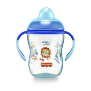 Copo de Treinamento com Bico Semi-Rígido First Moments Twinkle 270ml Azul Fisher Price - BB1014