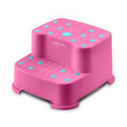 Escadinha Infantil Multikids Baby Up N Down Dois Degraus Rosa - BB1005