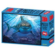Quebra Cabeça Super 3D Modelo Tubarão com 500 Peças Multikids - BR1054