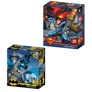 Combo Kids - Quebra-Cabeça 3D Batman DC Comics 300 Peças e Quebra-Cabeça 3D Superman DC Comics - 300 Peças - BR1322K