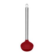 Concha de Silicone com Cabo Inox Vermelha  Home - UD071