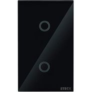 Interruptor Touch Wi-Fi Smarteck 4X2 2 Módulos - Steck