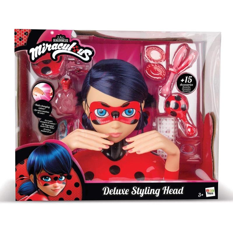 Kit Máscara E Acessórios Miraculous Ladybug 3 Peças - Blanc Toys