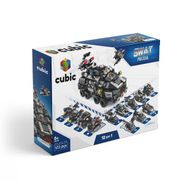 Blocos de Montar Cubic Modelo Polícia 12 em 1 com 572 Peças Indicado para +6 Anos Multikids - BR1095