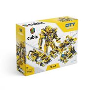 Blocos de Montar Cubic City Modelo Construção 12 em 1 com 573 Peças Indicado para +6 Anos Multikids - BR1093