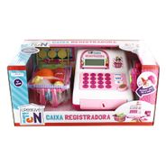 Caixa Registradora Rosa Com Luz e Som Creative Fun Multikids - BR387