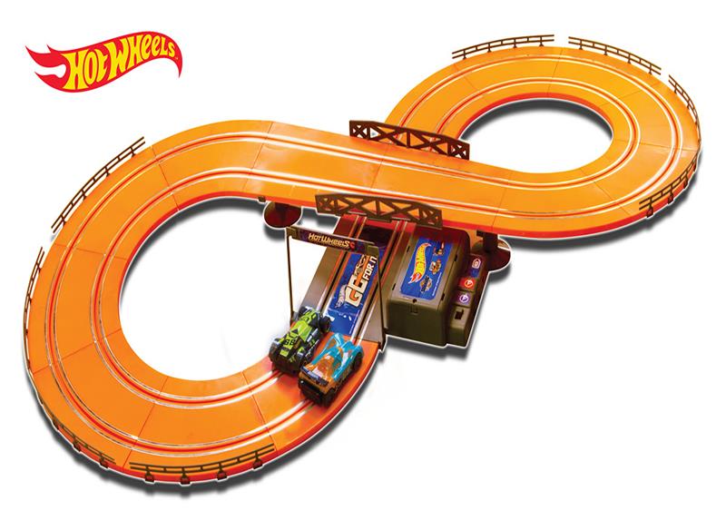 Pista Hot Wheels Track Set 2 Carrinhos + 2 Controles-multikids