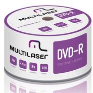 Mídia Multilaser Dvd-R Printable 08X 4.7 Gb - DV052OUT [Reembalado]