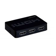 Switch Multilaser Hdmi 3 Portas 3 Em 1 Preto 18M  - WI290OUT [Reembalado]