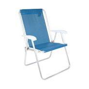 Cadeira Alta Conforto Alumínio Sannet Azul