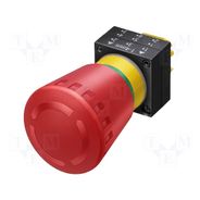 Botao 3SB6 Modular 3SB6130-1HA20-1CA0 VM 1NF Cogumelo/Puxar Destrava - Siemens