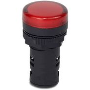 Sinalizador Led Max Botton 22,5mm 110vac Cod. Slds1101 Vermelho-Steck