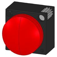 Botão Frontal 3SB30 01-6AA20 Sinaleiro - Siemens