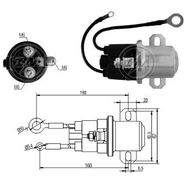 RELE AUXILIAR MOTOR PARTIDA MITSUBISHI VOLVO FH 24V - ZM3408