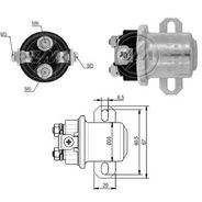 RELE AUXILIAR MOTOR PARTIDA DELCO 39MT 12V - ZM4407