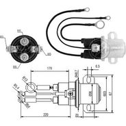 RELE AUXILIAR MOTOR PARTIDA DELCO 39MT 12V  - ZM5407