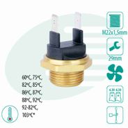 SENSOR TEMPERATURA RADIADOR (CEBOLÃO)  UNIV MEDIO 86 (40586) - IG301.0405-86