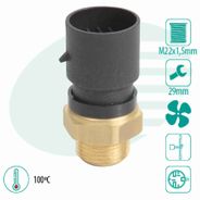 SENSOR TEMPERATURA RADIADOR (CEBOLÃO)  CORSA 100C(768100) - IG301.0468-100