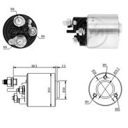 AUTOMATICO RELE MOTOR PARTIDA VALEO MB SPRINTER 12V - ZM1590