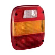 LENTE LANTERNA TRASEIRA CAMINHAO 89 11 TRICOLOR  - PRL04410009TRI