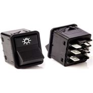 INTERRUPTOR TECLA MERCEDES BENZ FAROL CARA PRETA 12V - K3833113