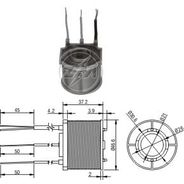 BOBINA MOTOR PARTIDA AUTOMATICO NIPPODENSO 24V - ZM42093