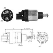 AUTOMATICO RELE MOTOR PARTIDA 12V CASE  FIAT IVECO - ZM1648