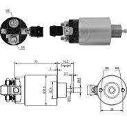 AUTOMATICO RELE MOTOR PARTIDA MITSUBISHI S10 MWM 12V - ZM2695
