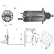 AUTOMATICO RELE MOTOR PARTIDA DELCO 28MT 12V MB  - ZM817