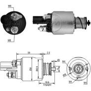 AUTOMATICO RELE MOTOR PARTIDA VALEO VW GOLF-POLO 12V  - ZM1498