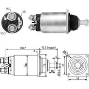 AUTOMATICO RELE MOTOR PARTIDA BOSCH JE 12V  - ZM831