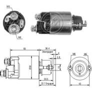 AUTOMATICO RELE MOTOR PARTIDA DENSO HONDA CIVIC 1982-1987 - ZM702