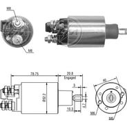 AUTOMATICO RELE MOTOR PARTIDA INDIEL F250 MWM M93R 12V - ZM2482