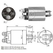 AUTOMATICO RELE MOTOR PARTIDA HITACHI MASSEY FERGUSSON/NISSAN - RANGER - ZM1784