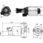 AUTOMATICO RELE MOTOR PARTIDA DENSO CITY- CIVIC 06-11 12V - ZM3705