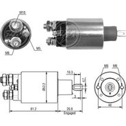 AUTOMATICO RELE MOTOR PARTIDA INDIEL MB FORD MSF 12V - ZM1485