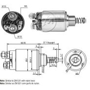 AUTOMATICO RELE MOTOR PARTIDA BOSCH JF VALMET-MB 12V NYLO - ZM631