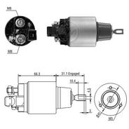 AUTOMATICO RELE MOTOR PARTIDA BOSCH FRONTIER-TROLLER 12V - ZM5972