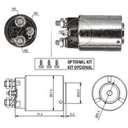 AUTOMATICO RELE MOTOR PARTIDA DELCO GM-GMC 12V  - ZM861