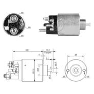 AUTOMATICO RELE MOTOR PARTIDA MITSUBISHI CRUZE-SONIC 12V - ZM2996