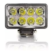 FAROL AUXILIAR LED RETANGULAR 08 LED S 24W - TP6006