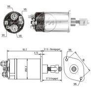 AUTOMATICO RELE MOTOR PARTIDA INDIEL FORD F100-F150 12V  - ZM821