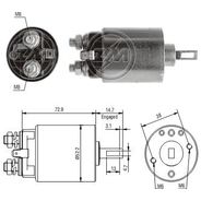 AUTOMATICO RELE MOTOR PARTIDA HITACHI GM-NISSAN 12V - ZM683