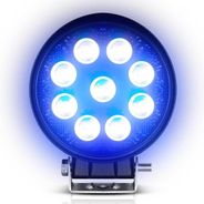 FAROL AUXILIAR LED REDONDO 9 LED 27W AZUL  - TP6015