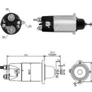 AUTOMATICO RELE MOTOR PARTIDA MITSUBISHI TRUCK 24V  - ZM4898